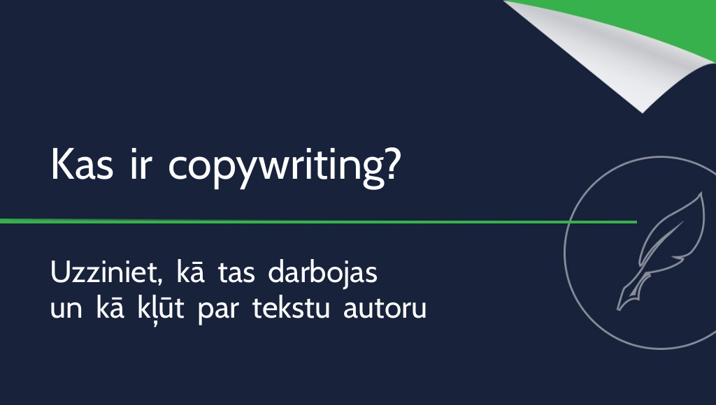 Copywriting — kas tas ir?